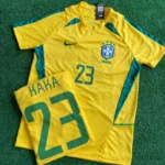 Camisa NACIONAL PREMIUM - Brasil 2002 / Kaká 23
