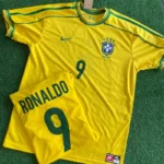 Camisa NACIONAL PREMIUM - Brasil 1998 / Ronaldo 9